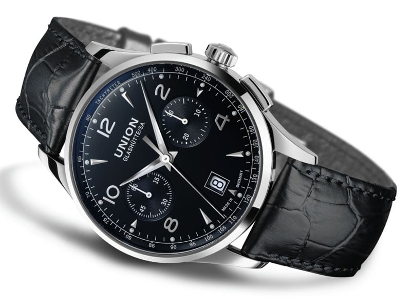 Union Glashütte Noramis Chronograph BLACK Dial