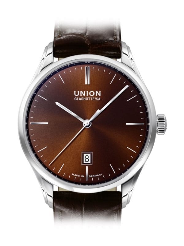 Union Glashütte Viro Datum 41mm D011.407.16.291.00 Herrenuhr