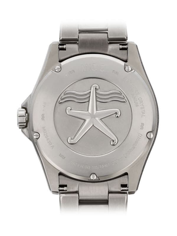 Mido Ocean Star M026.430.44.061.00 Titanium Rückseite