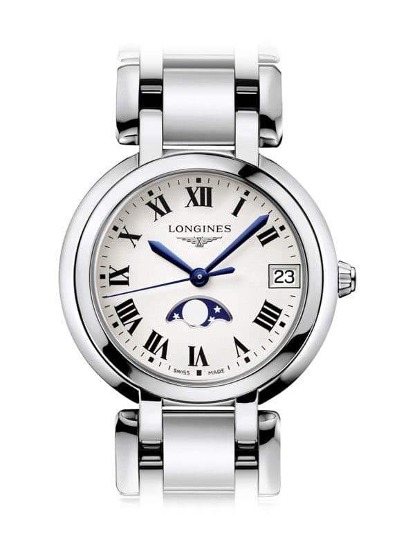 LONGINES PrimaLuna L8.115.4.71.6 Quarz Damenuhr Mondphase