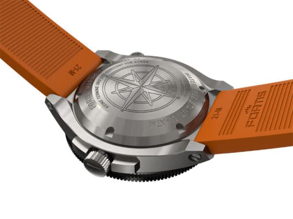 FORTIS Marinemaster M-44 Amber Orange auf Horizon Strap F.812.0013