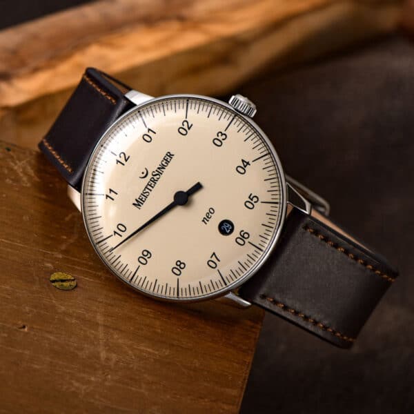 MeisterSinger Neo Plus NE403 SCF02 (40mm) Einzeigeruhr New Vintage