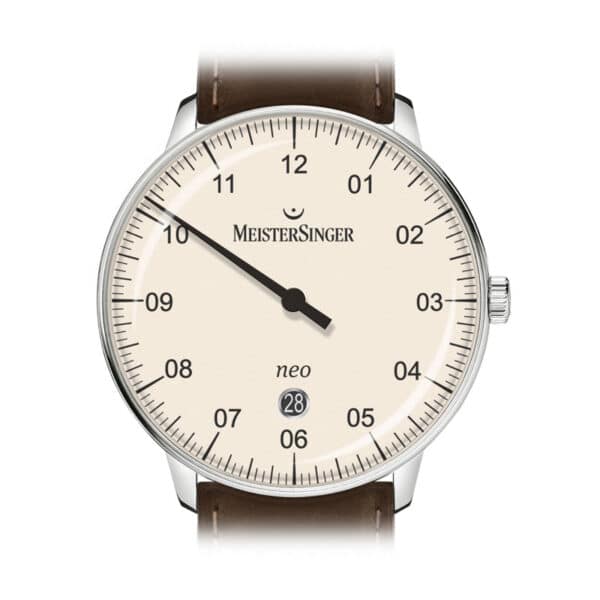 MeisterSinger Neo Plus NE403 SCF02 (40mm) Einzeigeruhr New Vintage