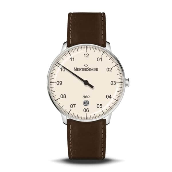 MeisterSinger Neo Plus NE403 SCF02 (40mm) Einzeigeruhr New Vintage