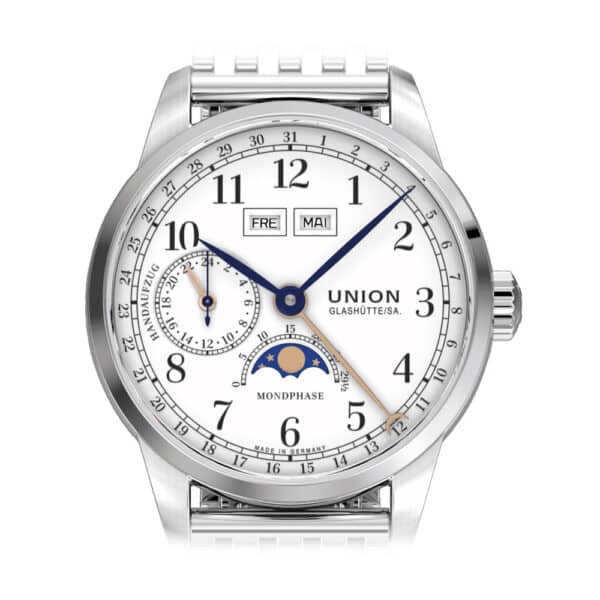 UNION Glashütte 1893 Johannes Dürrstein Edition D007.458.11.017.00 Mondphase