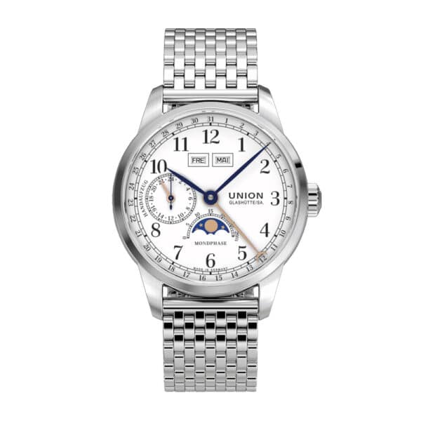 UNION Glashütte 1893 Johannes Dürrstein Edition D007.458.11.017.00 Mondphase