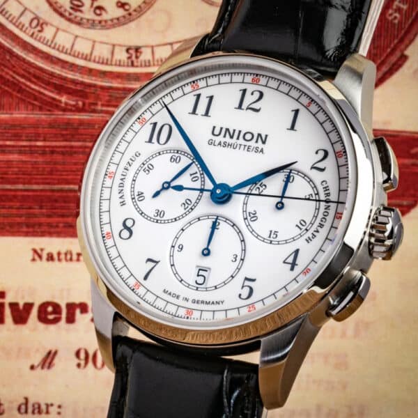 UNION Glashütte 1893 Johannes Dürrstein Edition D007.459.16.017.00 Chronograph