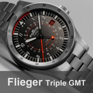 FLIEGER Triple GMT