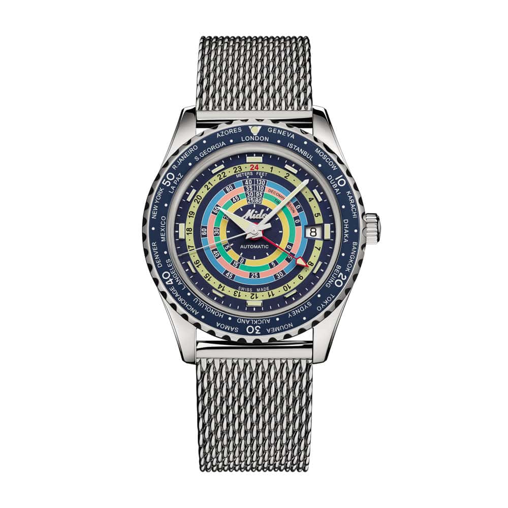 4 MIDO Ocean Star Decompression Worldtimer M026.829.17.041.00 | BURCK Uhrenshop MIDO Ocean Star Decompression Worldtimer M026.829.17.041.00