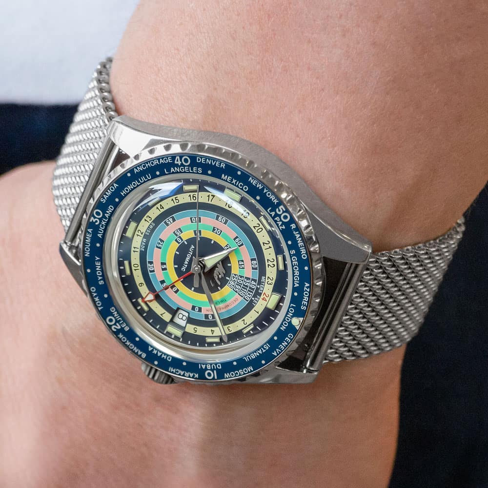MIDO Ocean Star Decompression Worldtimer M026.829.17.041.00 40.5mm Variante mit zwei Armbandern