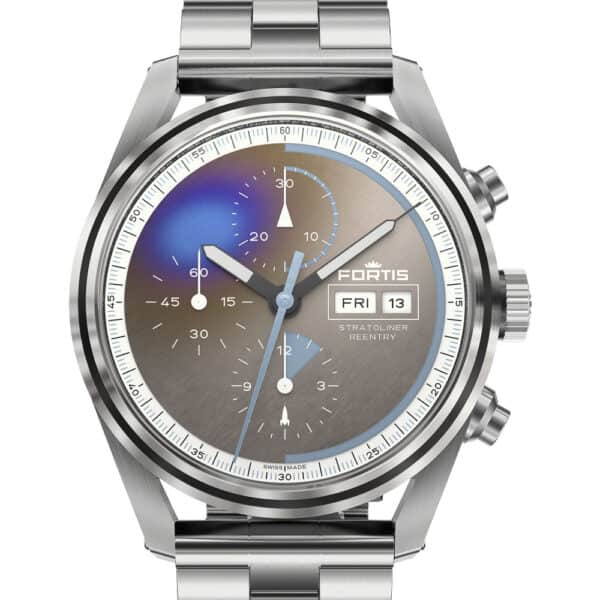 2 FORTIS Stratoliner S-41 Reentry Edition auf Block Bracelet F2340019