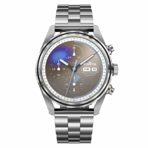3 FORTIS Stratoliner S-41 Reentry Edition auf Block Bracelet F2340019