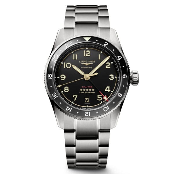 3 LONGINES Spirit Zulu Time Titanium L3.802.1.53.6 Chronometer GMT