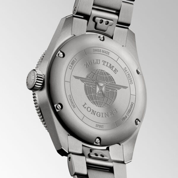 4 LONGINES Spirit Zulu Time Titanium L3.802.1.53.6 Chronometer GMT
