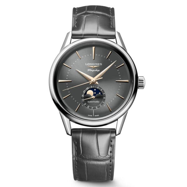 3 LONGINES Flagship Heritage Moonphase L4.815.4.52.2