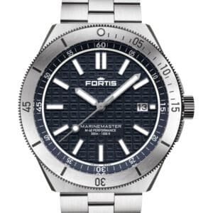 2 FORTIS Marinemaster M-40 Gravity Black auf Block Bracelet F8120027