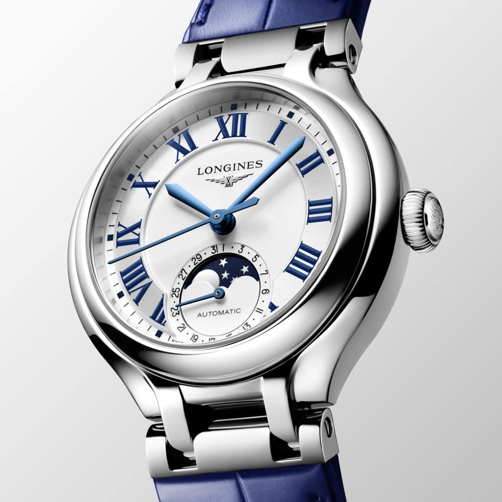 1 LONGINES PrimaLuna Moonphase L8.126.4.71.2 Damenuhr | BURCK Uhrenshop 1 LONGINES PrimaLuna Moonphase L8.126.4.71.2 Damenuhr